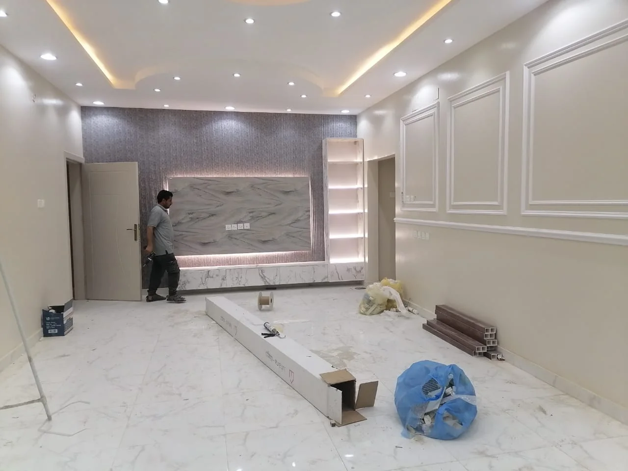 خلفيات تلفزيون - تصميم وتنفيذ ديكورات الرياض