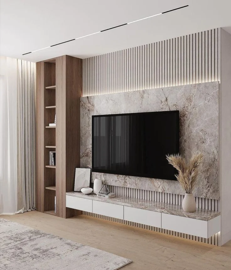 خلفيات تلفزيون - تصميم وتنفيذ ديكورات الرياض